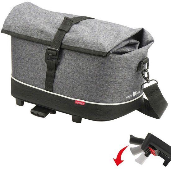 Rackpack City Tweed - Achter Fietstas - Grijs - 8L