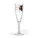 Mydrinkglass Verre à champagne en plastique personnalisable