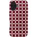 Selencia Vivid Backcover met MagSafe voor de Apple iPhone 17 - Check This Burgundy