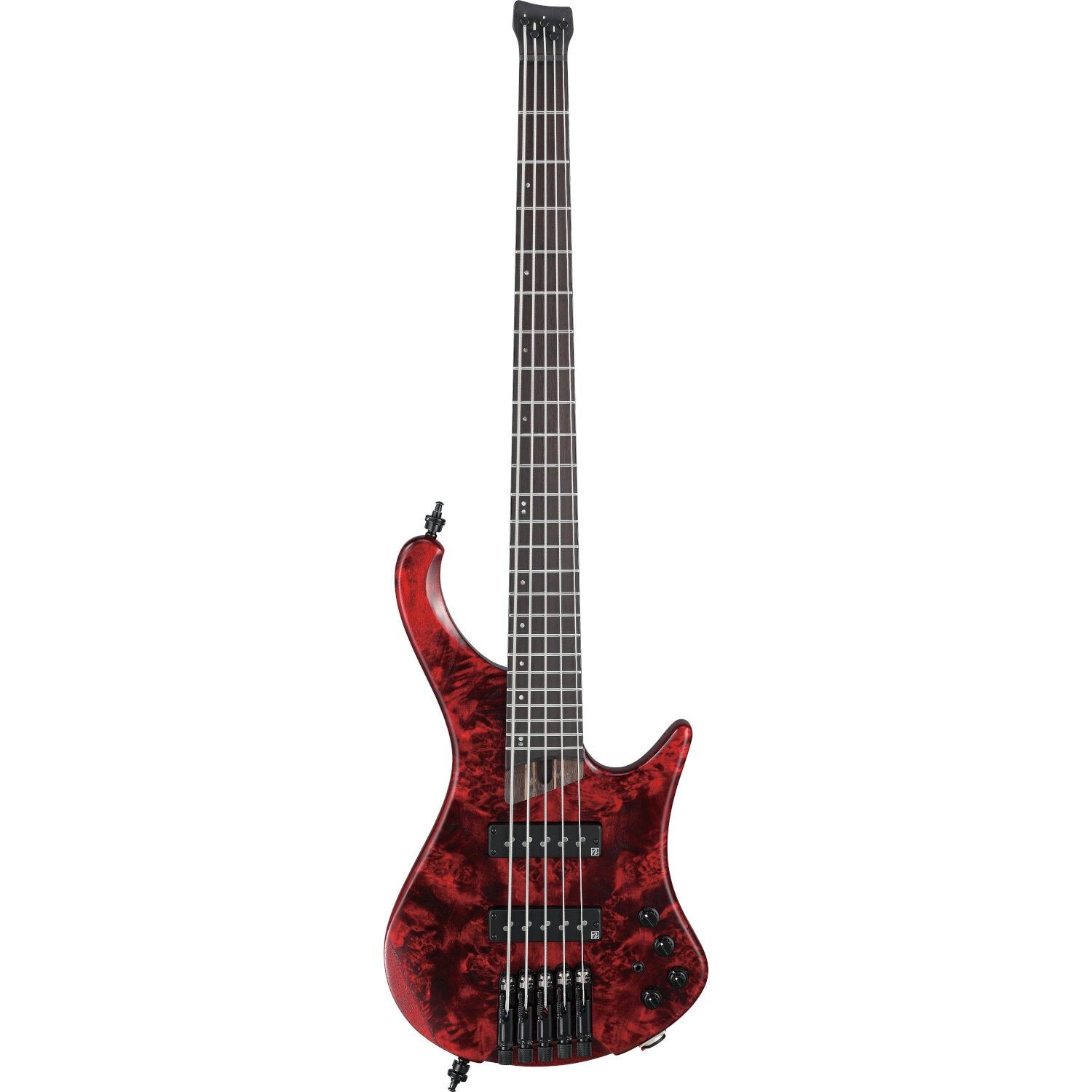 Ibanez EHB1505 Bass Workshop - Stained Wine Red Low Gloss - 5-String Headless Bass Guitar with Gig Bag