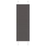 VidaXL Plissé rolgordijn 45x100 cm polyester zwart