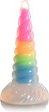 Creature Cocks XR Brands - Lichtgevende Regenboog Siliconen Dildo