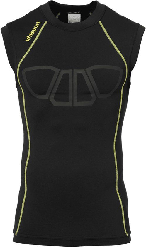 Uhlsport Bionikframe Tank Top Heren - Zwart / Fluogeel - Maat L