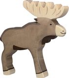 Holztiger Wildernis - Eland - Houten Figuur - Handgemaakt