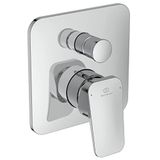 Ideal Standard Ceraplan eengreepsmengkraan voor badkuip/douche met omvormer - zonder douche-accessoires - kleur chroom