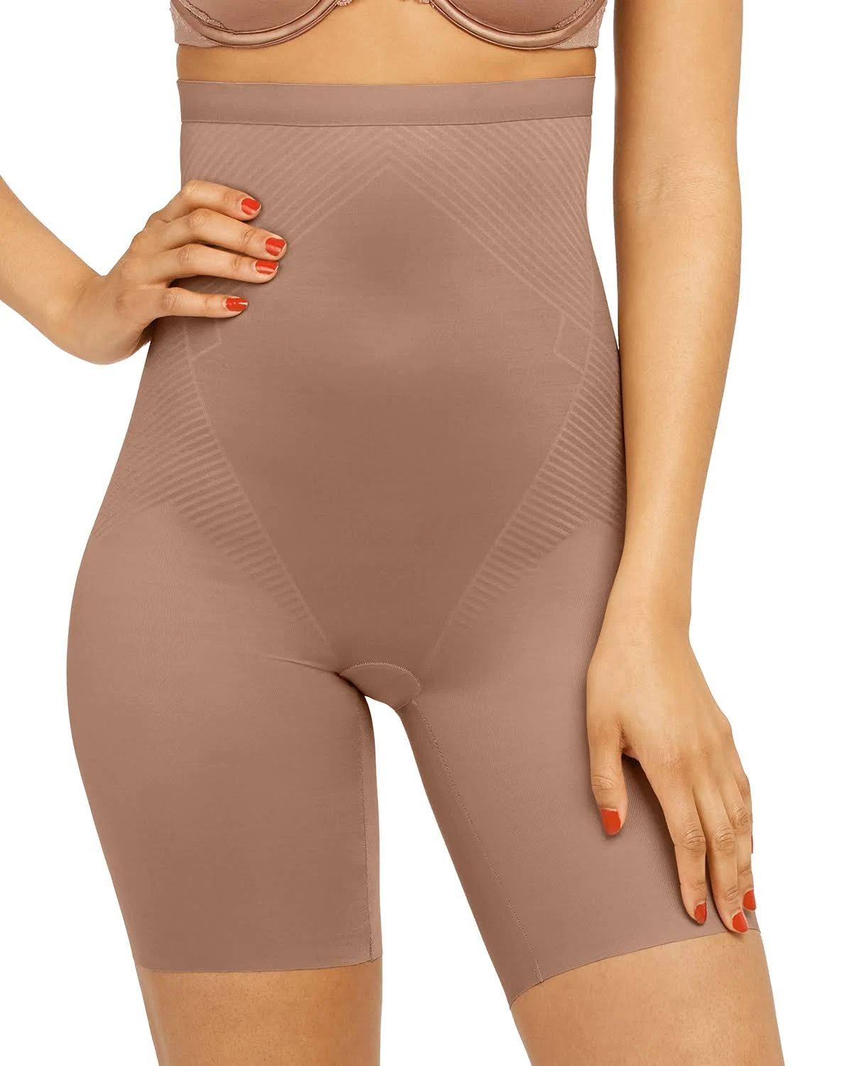 SPANX Thinstincts 2.0 High Waist Shaping Short - Dark Beige