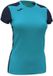 Joma Record II T-shirt Korte Mouwen Turquoise Fluor / Dark Navy Polyester Colorblock Unisex Voetbal 12-14 Jaar