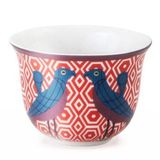 Images d'Orient Kopjes voor espresso of thee - Set van 4 stuks - Paradise Birds
