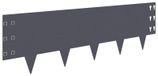 Bordure de pelouse Acier Anthracite 20 pièces 100 x 30 cm