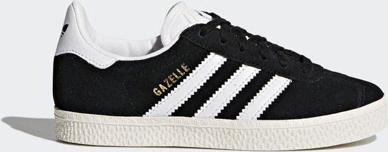 Adidas Gazelle C Sneakers Kinderen - Core Black/Ftwr White/Gold Met - Maat: 4057283995901