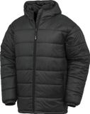 Result Recycled Hooded Padded Parka RT910 - Black - XXL