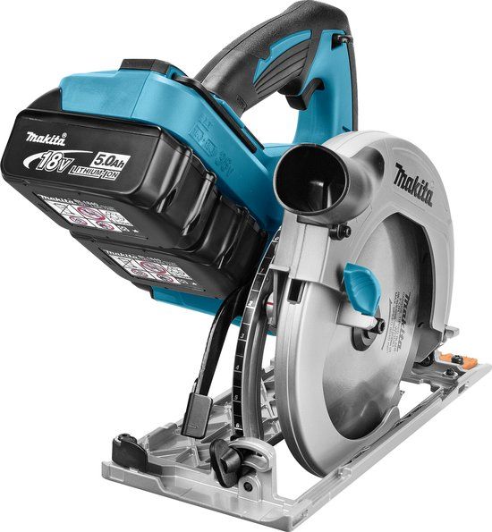 Makita DHS710RT2J - Accu Cirkelzaag - 2x18V 5.0Ah Li-ion in Mbox