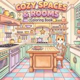 Cozy Spaces & Rooms Coloring Book
