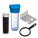 AquaFilter Porte-filtre À Eau 9 Pouce 3/4 - 20/27f Avec Cartouche Charbon Anti Goût Et Odeurs Gac, Équerre Et Clé