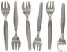 Fackelmann Set van 6 oestervorkjes 12,5 cm Roestvrij staal