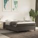 vidaXL Boxspringbed 140x200 cm velours donkergrijs