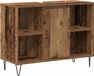 Meuble de salle de bain Vieux bois 80 x 33 x 60 cm Bois traité