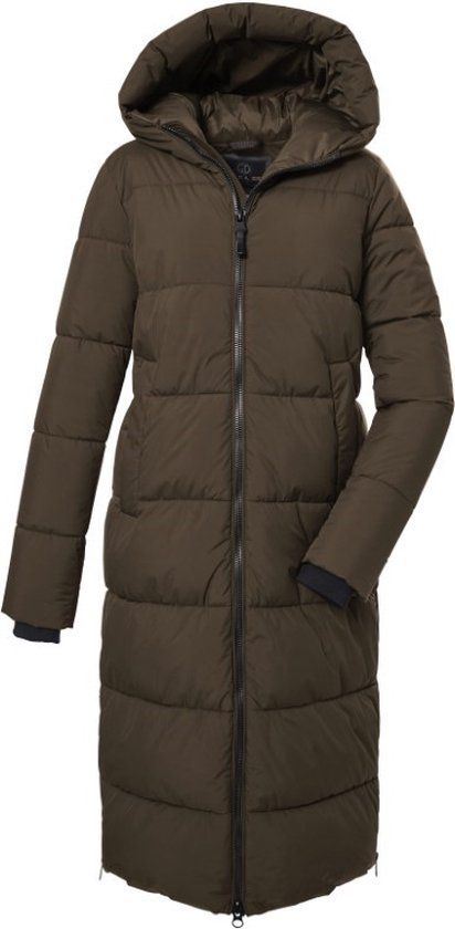 Killtec dames winterparka - bruin - maat 46