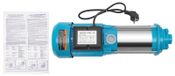Pompe de jardin - Pompe centrifuge électrique 220V - Corps en inox - Protection contre le fonctionnement à sec - Pompe d'irrigation pour le jardin - Bleu