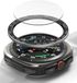 Ringke Bezel Styling + Tempered Glass Geschikt voor Samsung Galaxy Watch Ultra 47MM - RVS Watch Cover + Screen Protector - Zwart