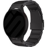 Strap-it Samsung Bracelet titane 'One Push' Samsung Galaxy Watch 7 - 44mm (noir)