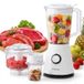 Ochama Blender Multifonction 600W, 1,5L Mixeur Électrique Compact pour la Maison, 3 Vitesses, Smoothie, Glace Pilée, Hachoir à Viande, Moulin à Épices, Nourriture Bébé, Jus, Facile à Nettoyer