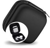 Selected by GSMpunt.nl GSMpunt B.V. Universeel Hoesje voor Oordopjes | Tasje | Pouch | Reistas | Etui | Past in broekzak | Geschikt voor AirPods, Buds, draadloze en bedrade oortjes | Kabel Hoesje | Zwart