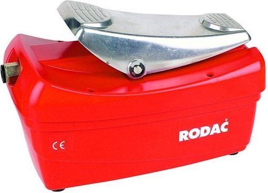 RODAC voetpomp lucht-hydraulisch Zilver, Rood