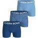 Björn Borg Organic Cotton Stretch Boxers 3-pack Blauw, S