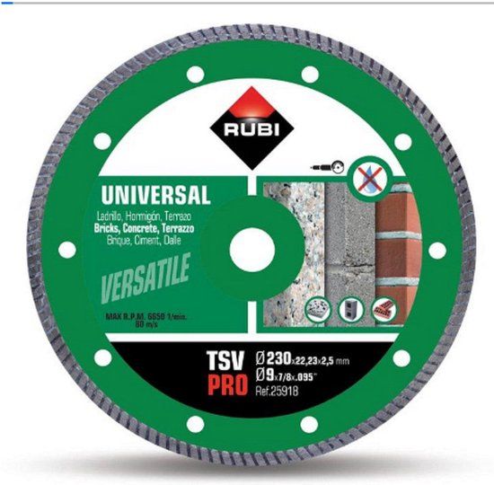 RUBI Snijschijf PRO 25918 Ø 230 MM