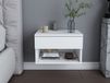 JAMO Table de chevet suspendue JAMO 1 tiroir blanc