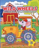 Wild Wheels: The Busy Animal Drivers Colouring Book