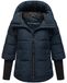 NAVAHOO Manteau d'hiver 'Lotusherz XIV' bleu marine / noir