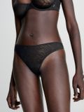Calvin Klein Dames Thong (1-pack) - String - Zwart