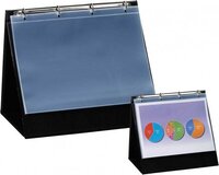 Merkloos Rillstab Flipover Low Budget A4 liggend - 10 hoezen - Zwart