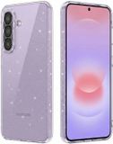 Techsuit Sparkle Skin Glitter Silicone Back Cover voor Samsung Galaxy A37 - Transparant