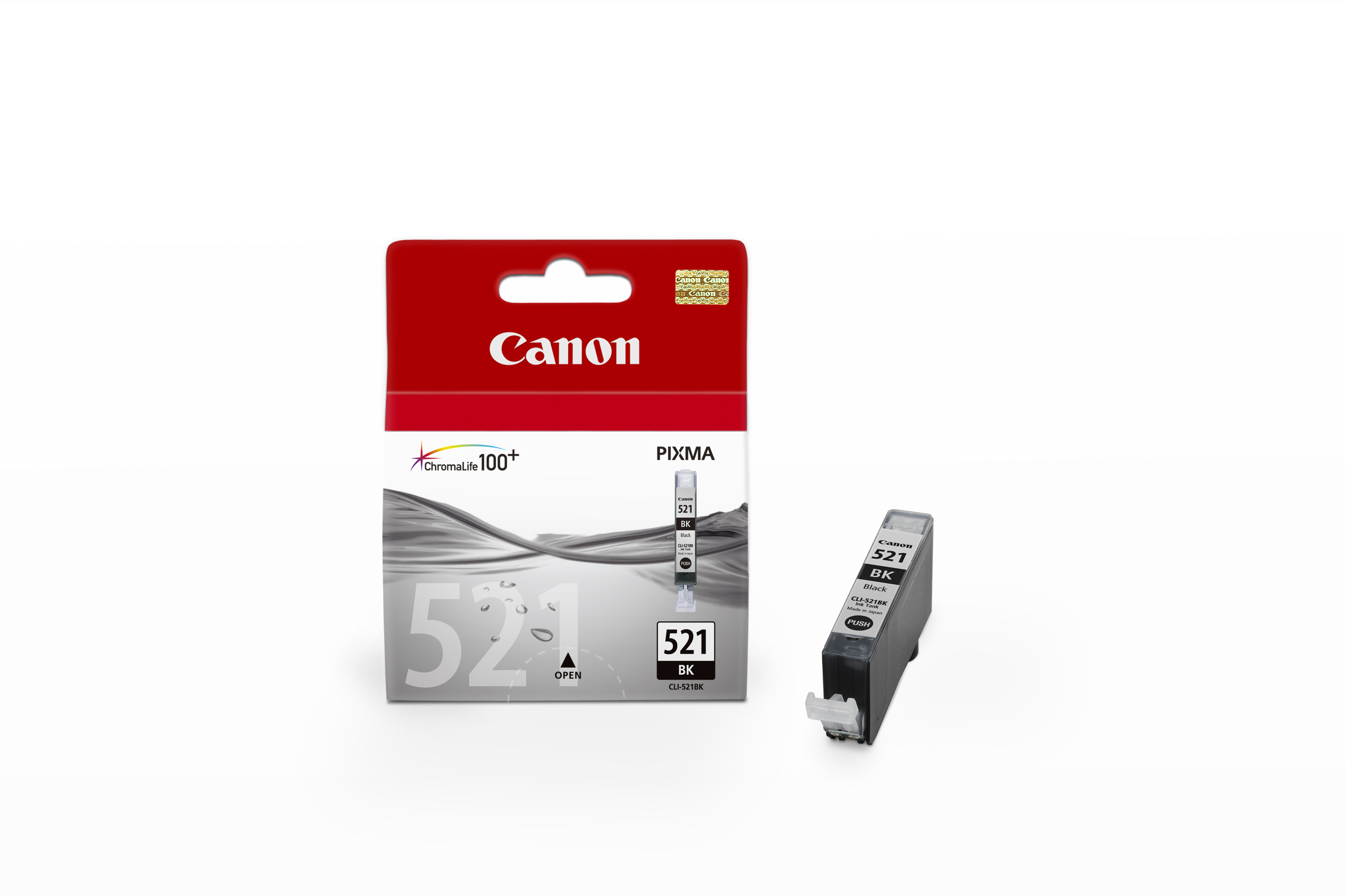 Canon CLI-521 BK single pack / zwart