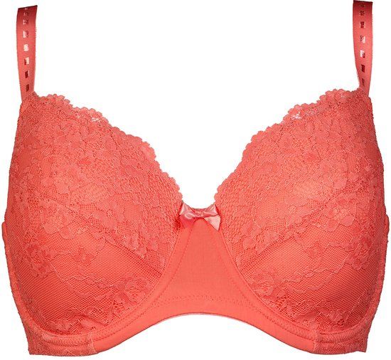 After Eden Lois Full Cover BH in Recycled Kant - Licht Koraal - 90F