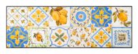 wash+dry Limoni Decoratieve deurmat Buiten, Binnen Rechthoekig Meerkleurig 60 x 180 cm