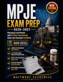 MPJE EXAM PREP 2026–2027: Pharmacy Law Review with Practice Questions & State Law Concepts Simplified