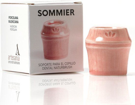 Naturbrush Sommier Tandenborstelhouder - Rood