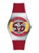 FOSSIL Analoog horloge 'ARCHIVAL BIG TIC - Spain' curry / rood / zilver