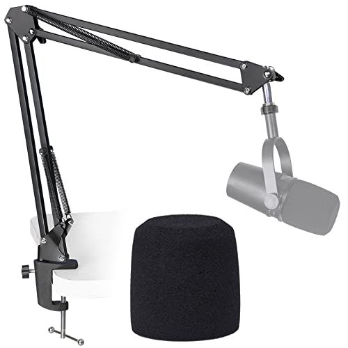 SUNMON SHUR MV7 Boom Arm Mic Stand met Pop Filter