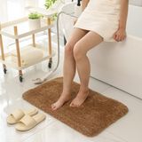 WENLINRO S.R.L. Tapis de bain Tapis de bain doux Tapis de bain antidérapant Tapis de salle de bain Tapis de lit Tapis en peluche Tapis de salle de bain Tapis de douche pour salle de bain et salon Chambre à coucher 50 x 80 cm, Champagne