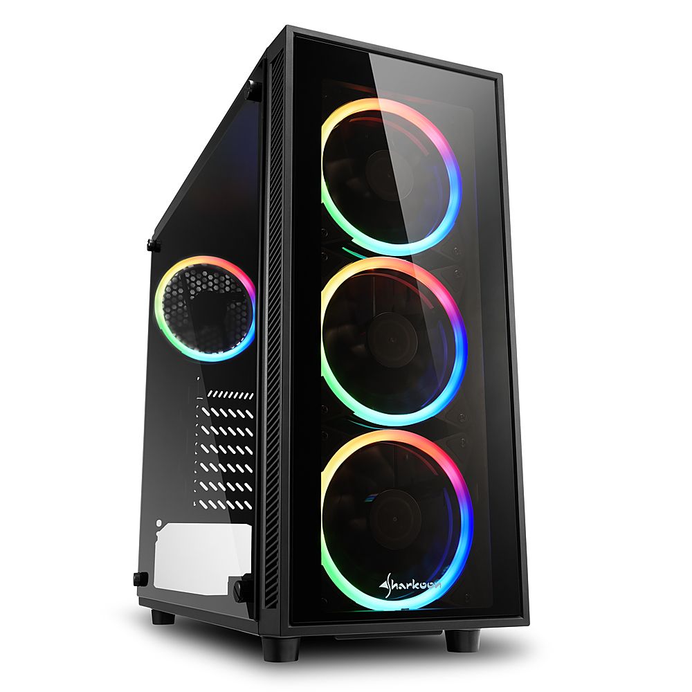 Sharkoon TG4 Midi Tower - Zwart - PC Case