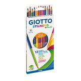 Giotto - Stilnovo Bicolor - etui met 12 kleurpotloden