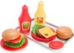Dantoy Burger set (4670) - 17-delig - Hamburger - Cheeseburger - jouets