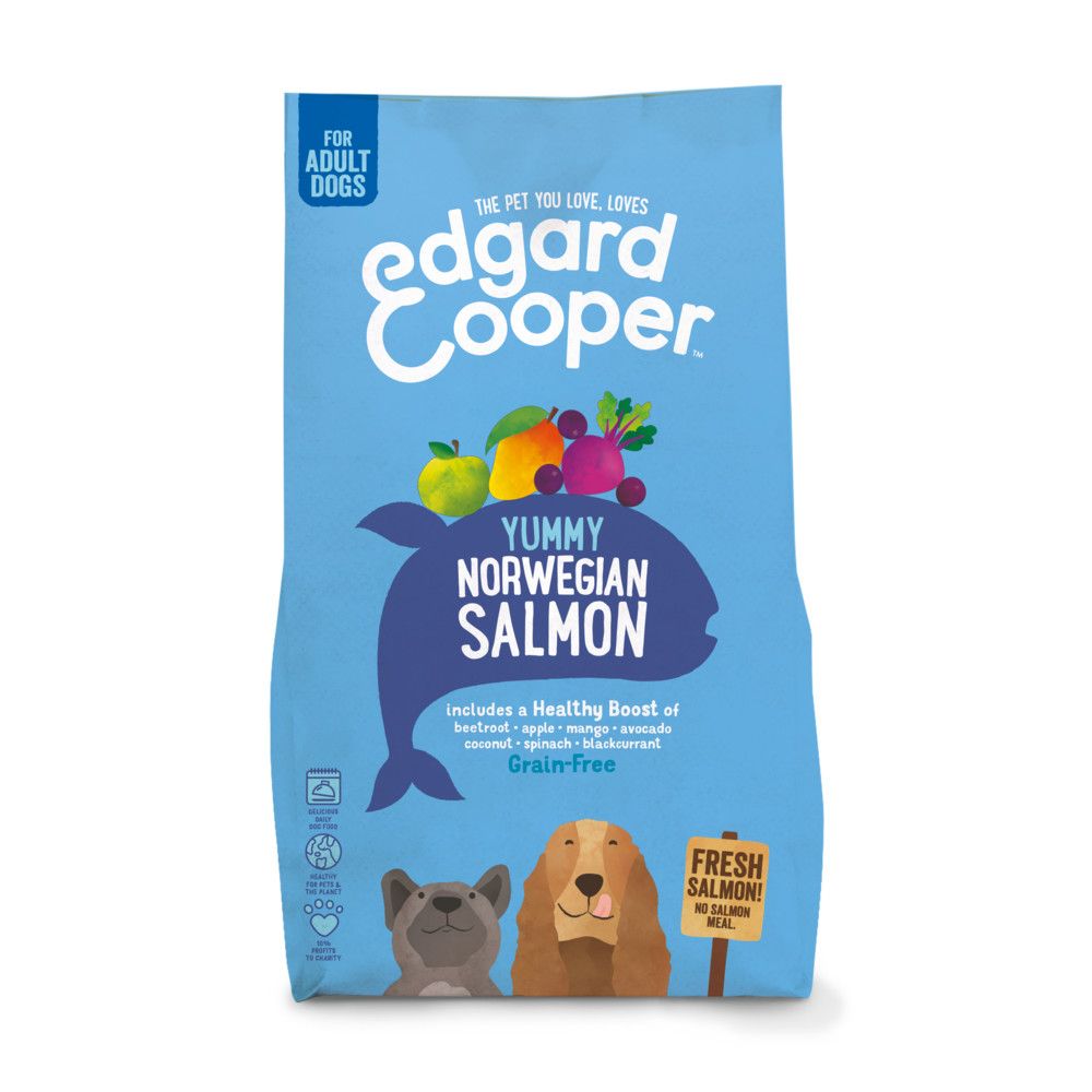 Edgard & Cooper 4x Hondenvoer Noorse Zalm 2,5 kg