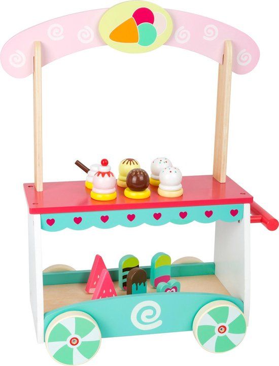 Small foot company Small Foot - Houten IJscokar met Accessoires - 3+ jaar