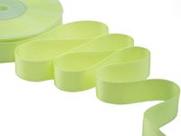 Furlanis - Dubbel satijnen lint, Italiaans weefsel - zuurgroen, 25 mm x 50 m